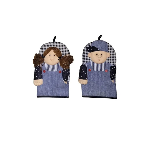 NaRaYa Thailand Adorable Oven Mitt (Blue) - Picture 1 of 5